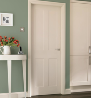 Burford White Smooth 4 Panel Moulded Door