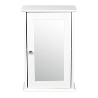 ALASKA WALL CABINET WITH MIRROR WHITE